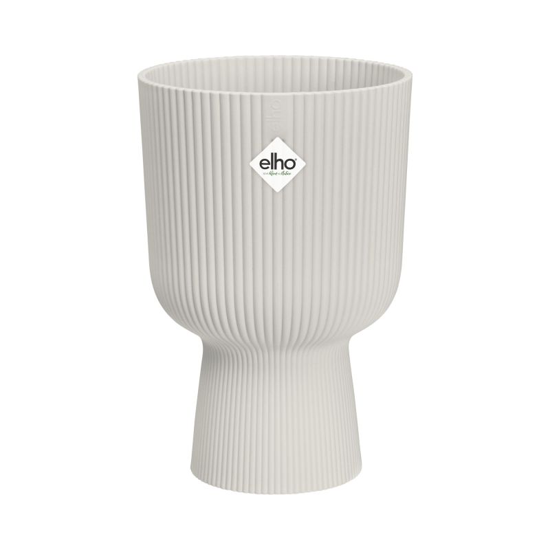 ELHO Pflanzgefäß 'Vibes Fold Coupe', Ø14x21 cm, weiß - Gallerie Bild 1